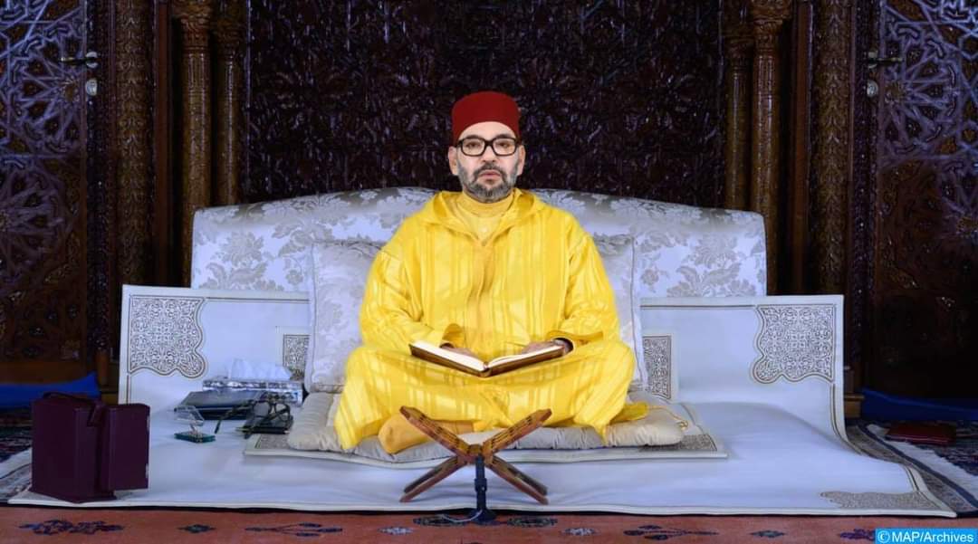 أمير المؤمنين الملك محمد السادس يترأس احتفالات ليلة القدر في مسجد الحسن الثاني