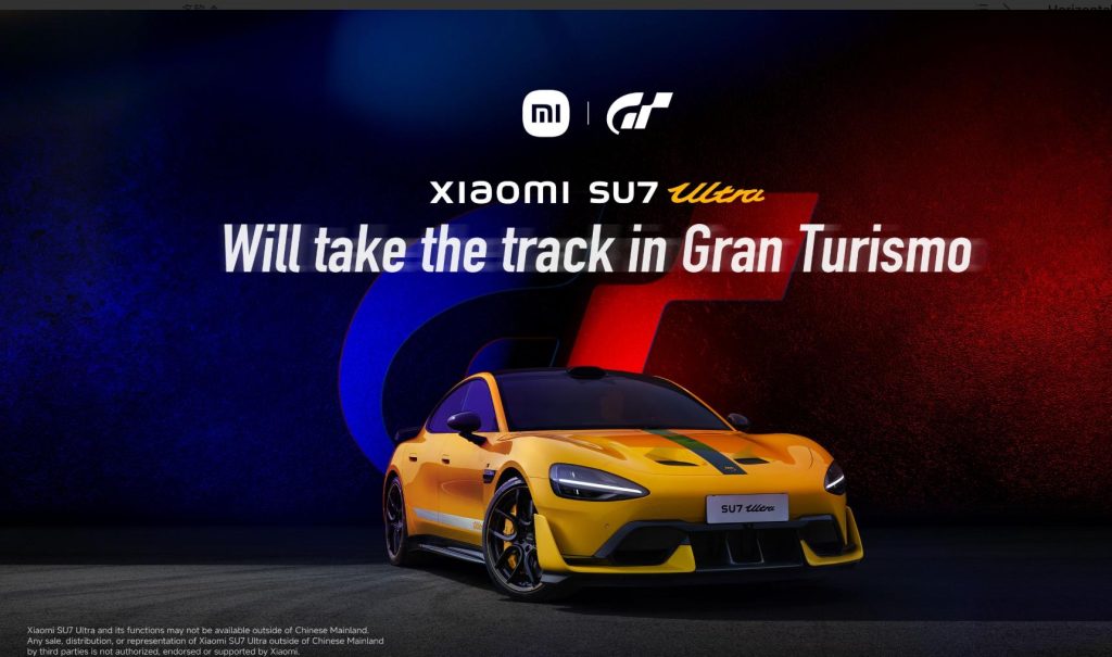 شاومي وGran Turismo تعلنان عن شراكة: إدراج سيارة Xiaomi SU7 Ultra رسميًا في لعبة Gran Turismo 7