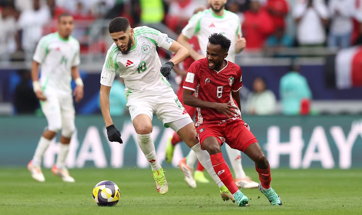 لتعادل يحسم قمة الجزائر والسودان.. والعراق والأردن يوقعان على انتصارات مهمة في كأس العرب FIFA قطر 2025