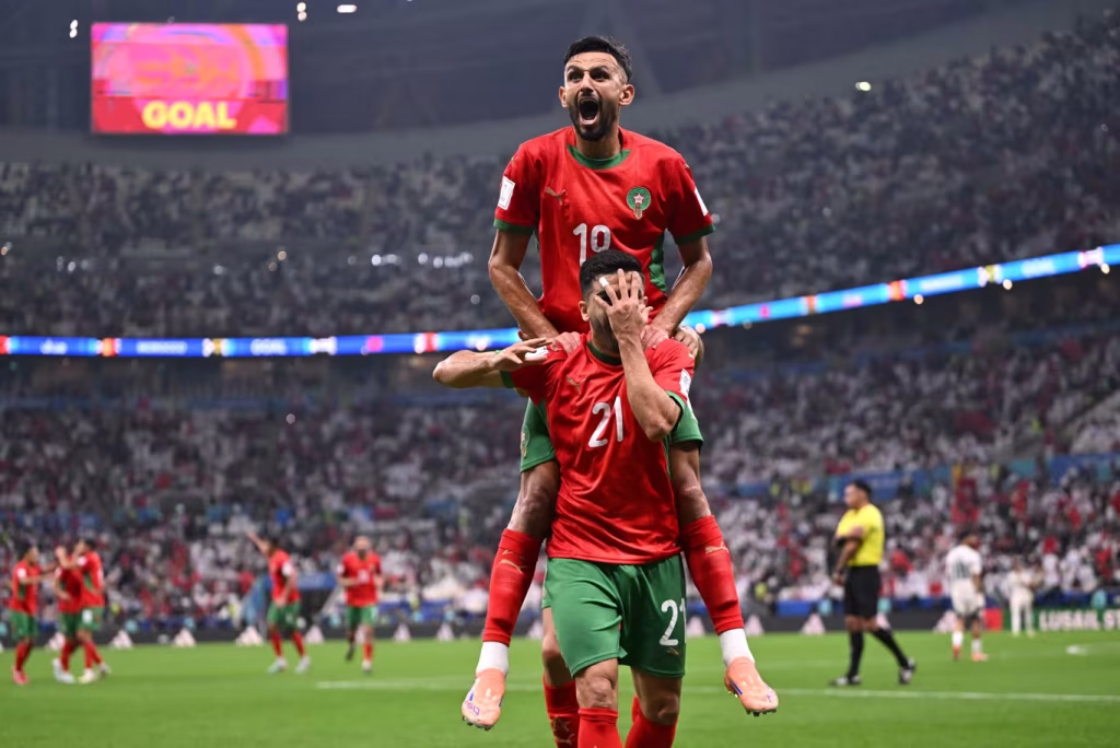المغرب يعبر إلى ربع النهائي بفوز صعب على السعودية بهدف البركاوي